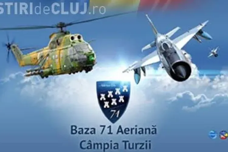 Demonstrații AERIENE la Câmpia Turzii de Ziua Aviaţiei Române şi a Forţelor Aeriene