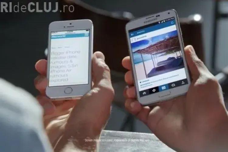 iPhone 6 ”batjocorit” într-o reclamă de la Samsung înainte să fie lansat VIDEO