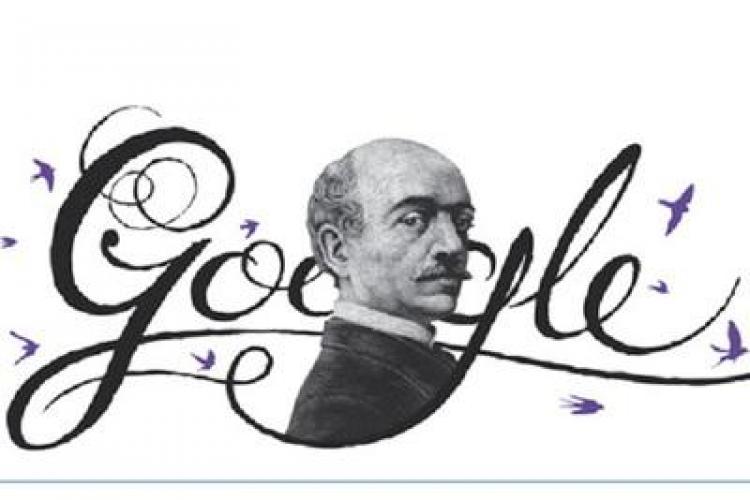 Vasile Alecsandri sărbătorit de Google