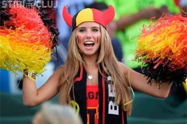 Ea e suporterița de la Campionatul Mondial, care a câștigat un contract de modelling - FOTO