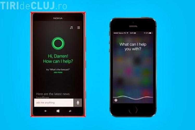 Războiul asistenților vocali: Siri vs Cortana. Cine câștigă bătălia VIDEO