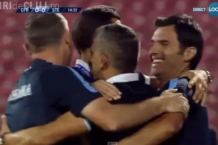 CFR Cluj, învinsă de Steaua pe teren propriu. Clujenii au jucat în inferioritate jumătate de meci REZUMAT VIDEO
