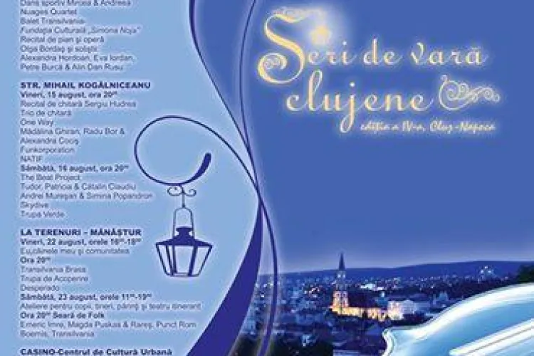 Serile de vară clujene încep în acest weekend. Vezi programul