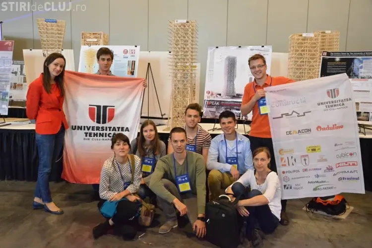 Studenții clujeni de la UTCN au câștigat un concurs internațional în SUA, cu o SUPER clădire anti-seism - FOTO