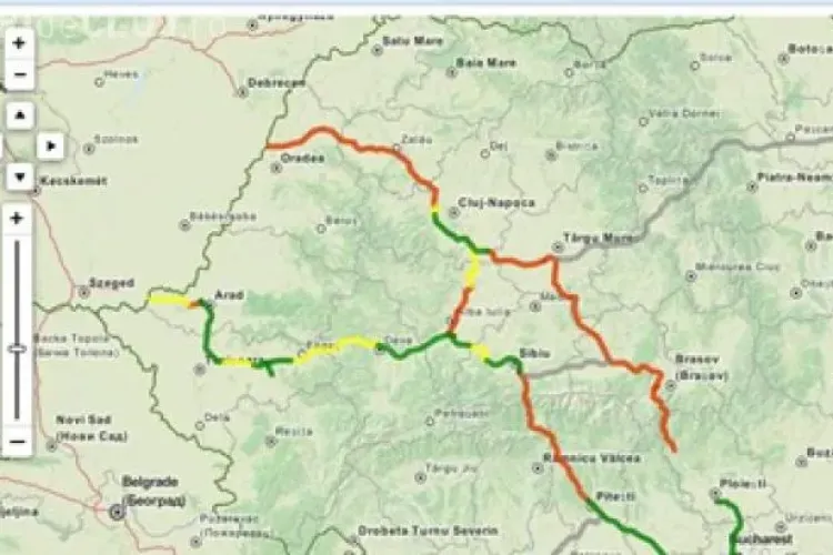 VEZI harta interactivă cu toate AUTOSTRĂZILE DIN ROMÂNIA, terminate sau care se află în lucru