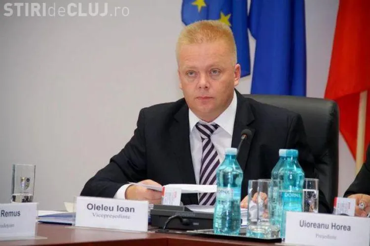 Ioan Oleleu demis a doua oară din funcția de vicepreședinte al CJ Cluj - UPDATE: Seplecan l-a înlocuit