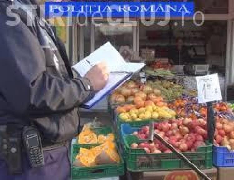 Razie la Hala Agroalimentară din Dezmir! Poliția a confiscat 300 de kg