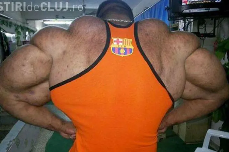Acest culturist este un MONSTRU ”pompat” la maxim cu substanțe - FOTO