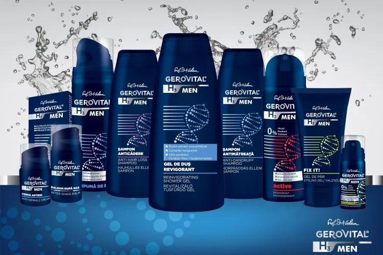 Farmec lansează gama Gerovital H3 pentru bărbați. Ce cuprinde gama completă (P)