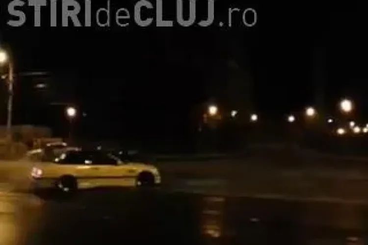 Clujenii reclamă că în Piața 1848 se organizează DRIFTURI noapte de noapte