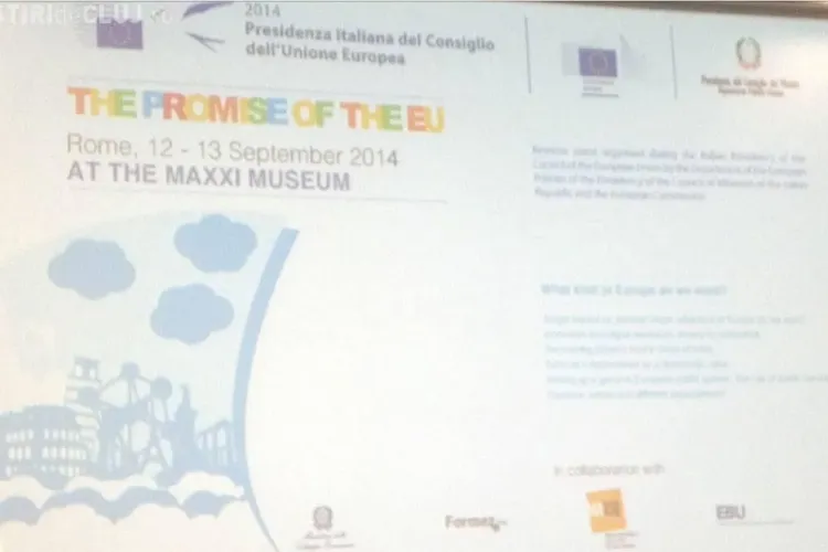 Emil Boc a promovat Capitală Europeană a Tineretului (2015) la Roma