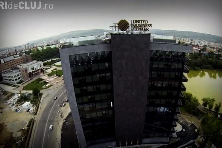 Imagini AERIENE spectaculoase cu clădirile de birouri ale Clujului - VIDEO