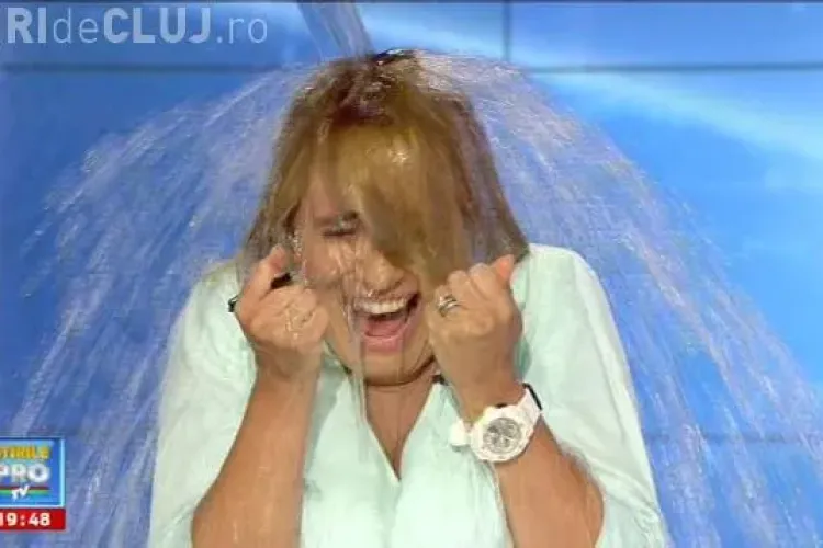 Andreea Esca acceptat provocarea Ice Bucket Challenge - FOTO