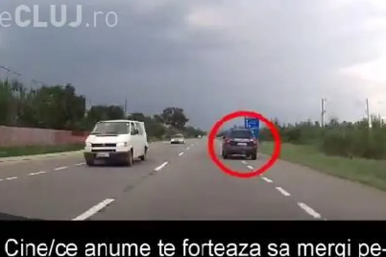 Drumul de la Cluj la Dej, plin de șoferi iresponsabili? Momentele surprinse de un participant la trafic VIDEO