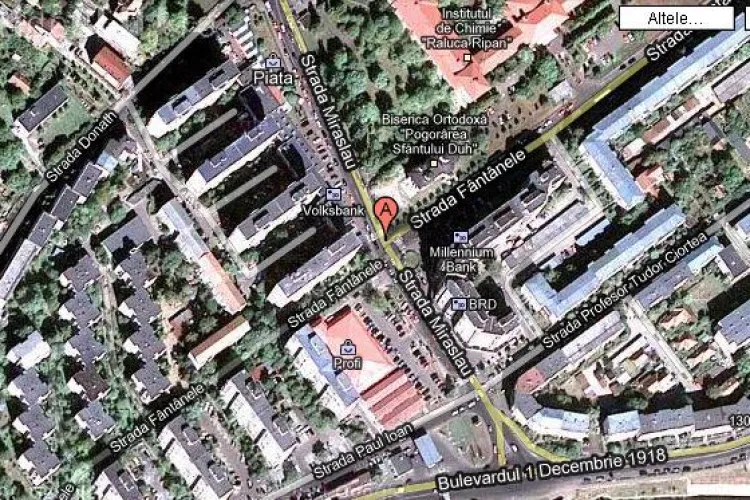 Noi reguli de circulatie in intersectia strazilor Miraslau - Fantanele, din cartierul Grigorescu