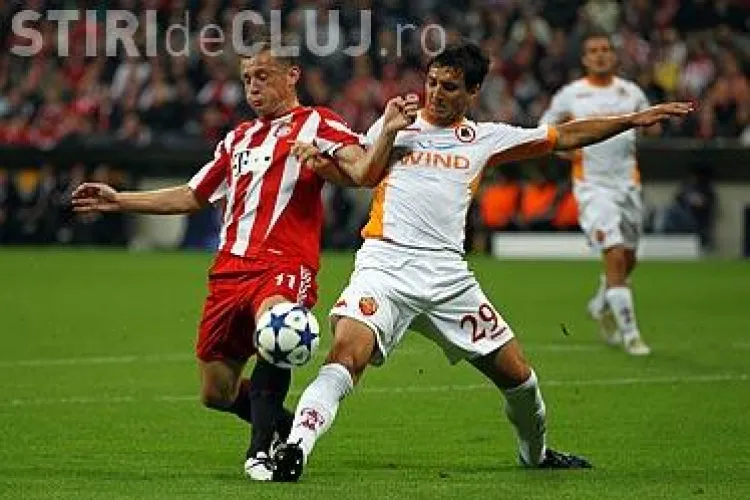 Bayern Munchen, pe primul loc in grupa E, dupa ce a invins cu 2-0 pe AS Roma. CFR e pe locul 2