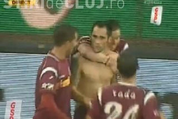 Vezi golul lui Emil Dica - CFR Cluj - FCM Targu Mures 1-2 / VIDEO
