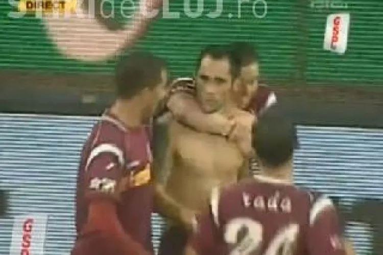 Vezi golul lui Emil Dica - CFR Cluj - FCM Targu Mures 1-2 / VIDEO