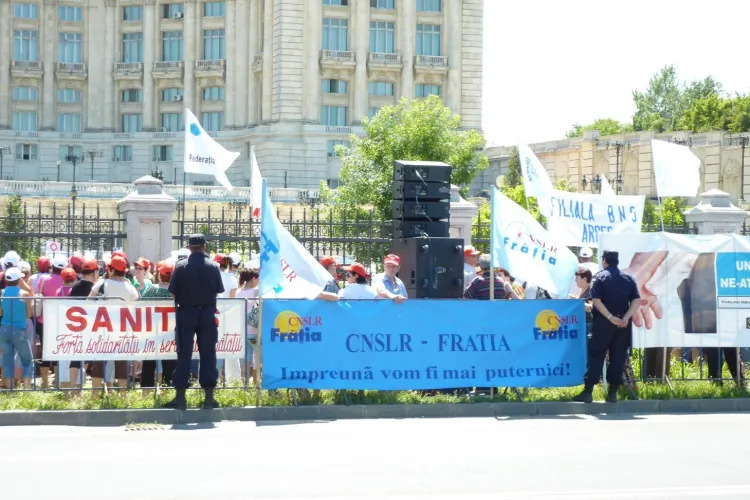 Sindicalistii ies in strada. Bugetarii cer revenirea la salariile din 2009