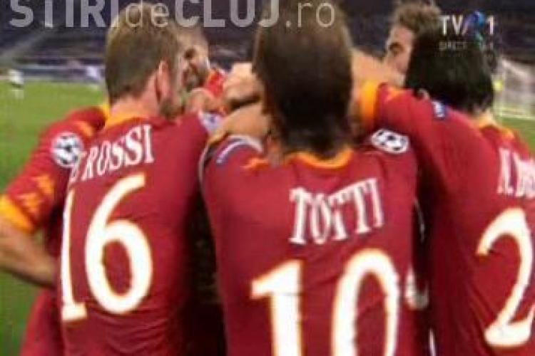 Gol Mexes in minutul 68 - AS Roma - CFR Cluj 1-0 / VIDEO 