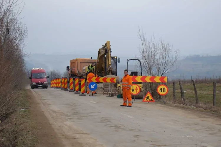 Drumul Judetean Ciucea - Vanatori a intrat in reabilitare