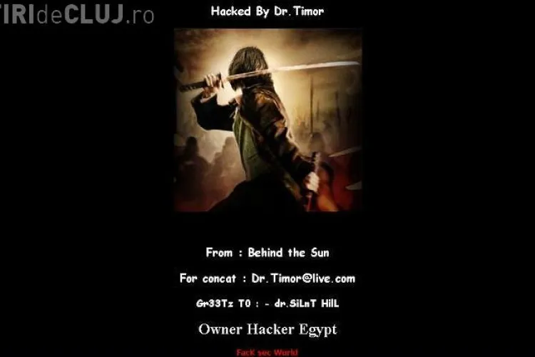 Site -ul primariei Gherla, spart de hackeri