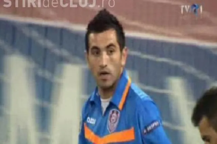 Nuno Claro, ingerul pazitor al CFR Cluj in prima repriza. Portarul a scos trei goluri ca si facute - VIDEO