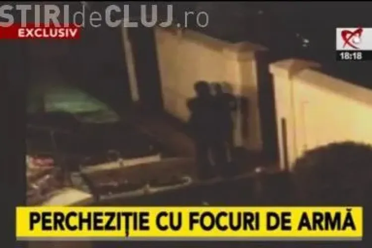 Imagini de la perchezitia facuta la resedinta lui Vantu, joi dimineata - VIDEO