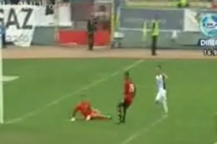 Vezi golul lui Alex Munteanu - U Cluj - Gaz Metan Medias 0-2 - VIDEO