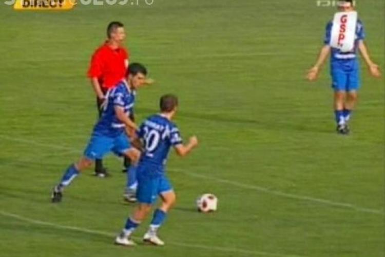 Gol Moraes! Atacantul de la Gloria Bistrita a inscris un gol de senzatie din lovitura libera - VIDEO
