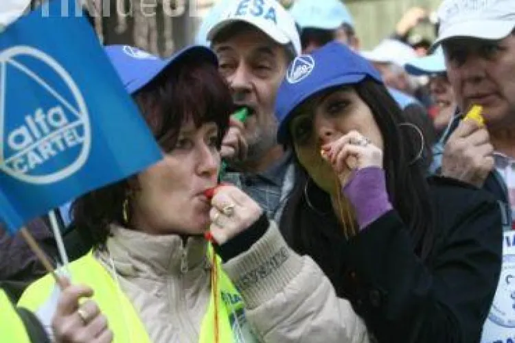 5.000 de sindicalisti de la Cartel Alfa vor picheta luni Prefectura Cluj