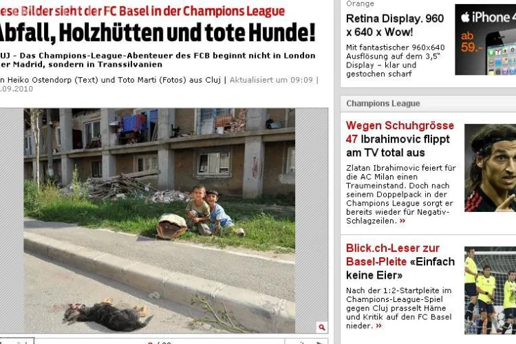 Blick a blocat comentariile la articolul care prezenta Clujul ca un oras din Africa, fara apa si curent