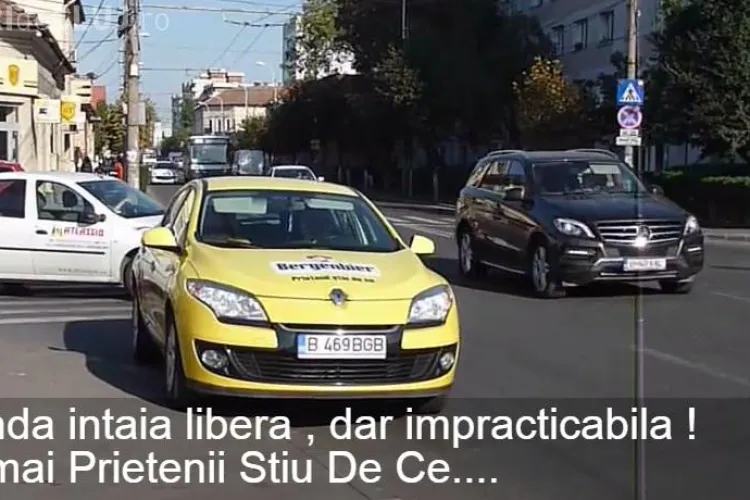 Mașină de la Bergenbier parcată în Piața Abator de toată jena: ”Prietenii știu de ce!” - VIDEO