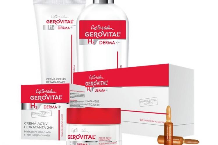 Ingrijire la superlativ cu noua linie dermatocosmetică Gerovital H3 DERMA+ a companiei clujene Farmec (P)