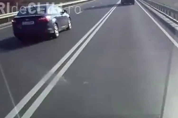 Drumul de la Cluj la Dej, ”paradisul depășirilor inconștiente” VIDEO