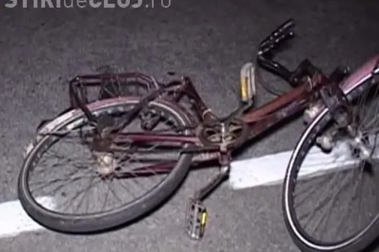 Accident lângă Gherla! Un Mercedes a spulberat un biciclist - VIDEO