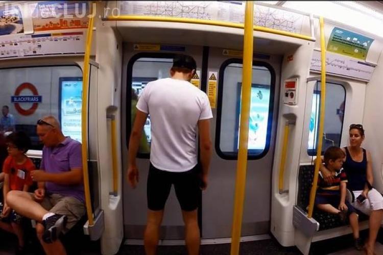 Cursă extremă în Marea Britanie! Un londonez s-a luat la întrecere cu un metrou VIDEO