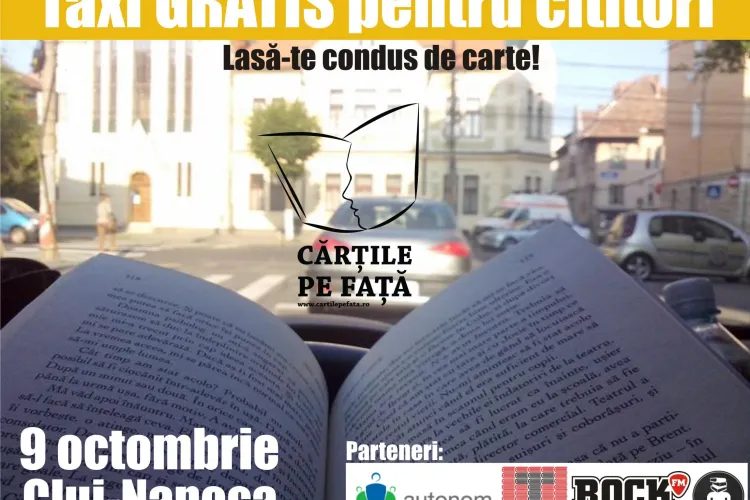 Clujenii merg gratuit cu taxiul dacă au o carte la ei