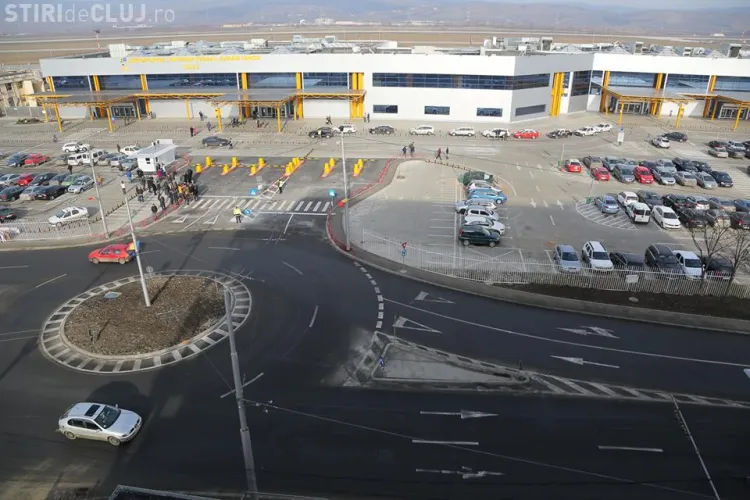 Sensul giratoriu de la Aeroportul Cluj e subdimensionat! Ce se mai poate face acum?