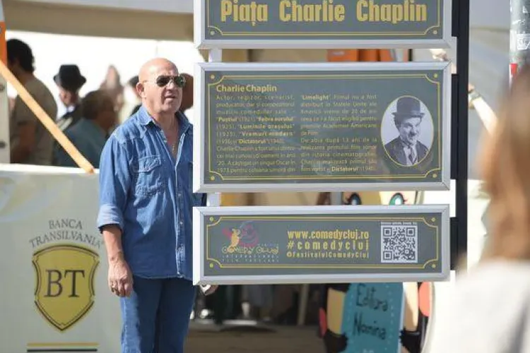 Cluj: Piața Unirii se va numi Piața Charlie Chaplin, iar Bulevardul Eroilor - B-dul Stan și Bran - FOTO