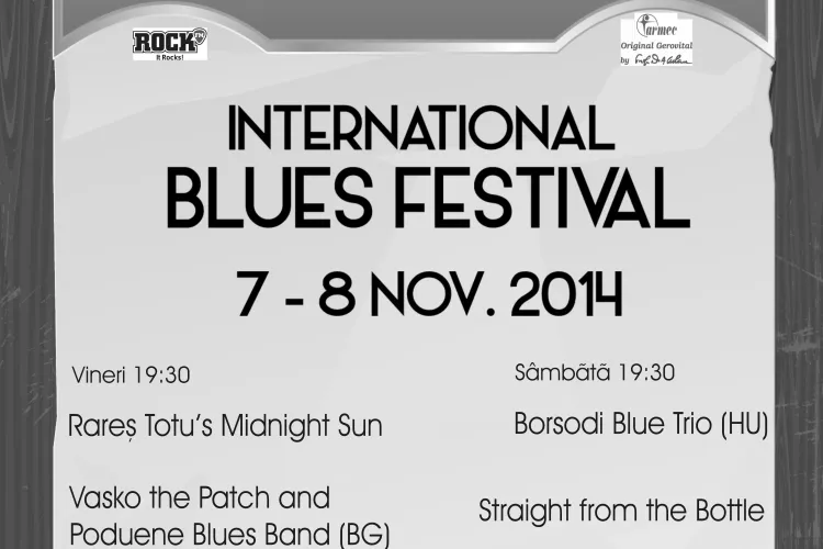 CLUJ BLUES FEST are loc în 7 - 8 noiembrie. VEZI ce concerte vor fi