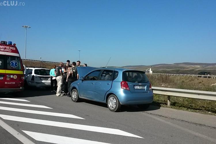 Accident în lanț după târgul auto din Florești FOTO