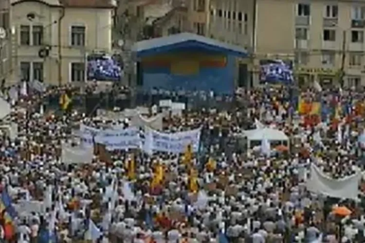 Cluj - Piața Lucian Blaga se închide DOUĂ ZILE pentru un miting electoral 