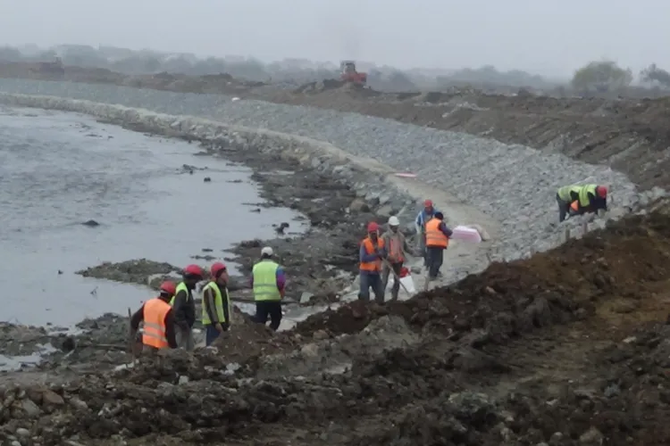 Lucrări de AMPLOARE la amenajarea Someșului, pentru a face loc pistei de 3.500 de metri - VIDEO