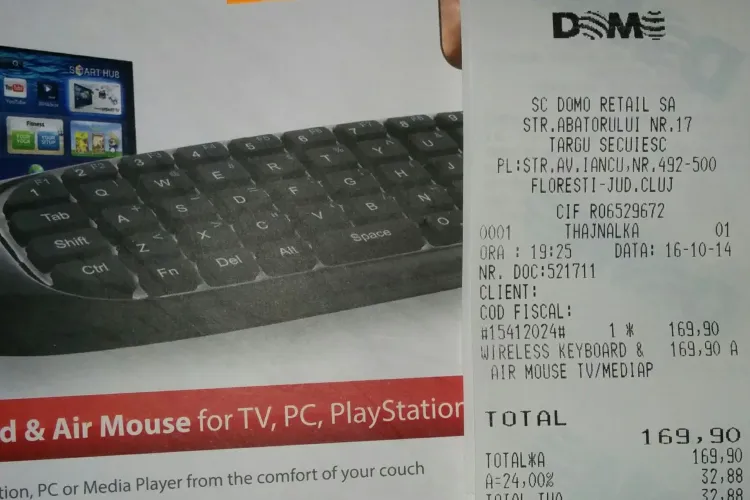 A cumpărat la DOMO Polus și s-a trezit TAXAT în plus - FOTO