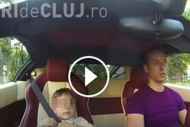 Bogătașul cu McLaren are suflet caritabil! I-a făcut o surpriză unui puști cu probleme - VIDEO