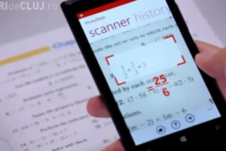 ASTA MAI LIPSEA! PhotoMath, aplicaţia care rezolvă rapid ecuaţii în locul elevilor
