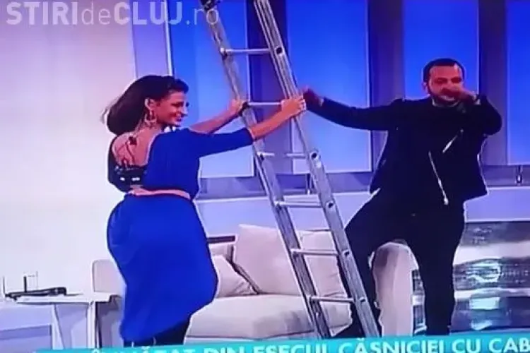 VIDEO - Mihai Morar a fost dus la spital. A căzut de pe o scară în timpul emisiunii