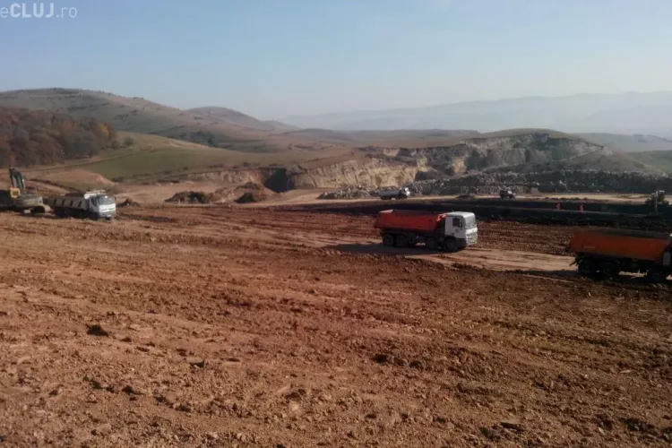 Imagini de pe Autostrada Transilvania - tronsonul Gilău - Nădășel: Va fi dat în circulație în aprilie 2016 - VIDEO și FOTO