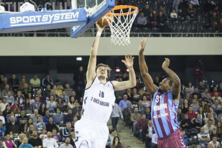 U Banca Transilvania a pierdut DRAMATIC cu Trabzonspor - 80-81